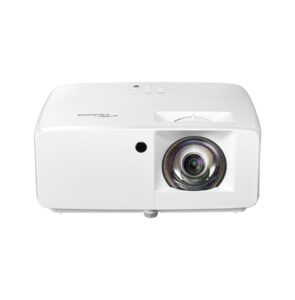 optoma gt2000hdr compact short throw laser home theater and gaming projector, 1080p hd with 4k hdr input, bright 3,500 lumens
