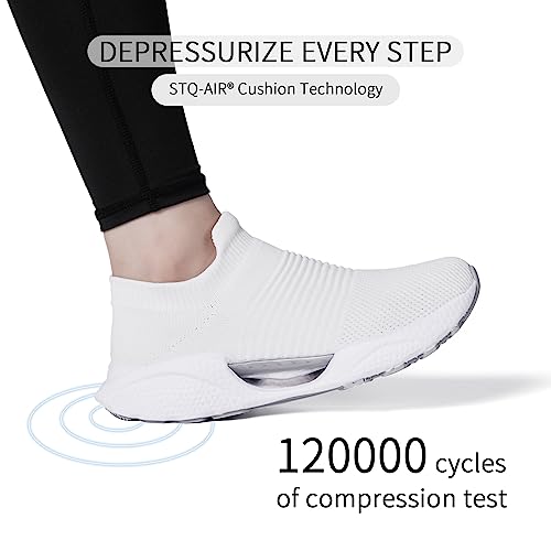 Limberun Womens Walking Shoes Arch Support Tennis Shoes Men Sneakers for Women Walking Shoes Gym Shoes Men Volleyball Shoes White 6