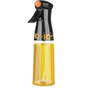 honbuty olive oil sprayer for cooking - 200ml glass oil dispenser bottle spray mister - refillable food grade oil vinegar spritzer sprayer bottles for kitchen, air fryer, salad, baking, grilling