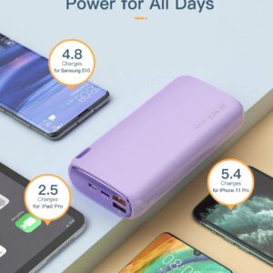 Kuulaa USB C Power Bank Fast Charging, 5000mAh Plug-in Portable Charger & Type C Input/Output Battery Pack 26800mAh