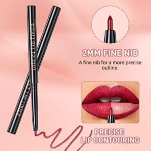 3Pcs Dark Brown Matte Liquid Lipstick, Lip Liner, Lip Gloss Trio Lip Set - One Step Lips Makeup Kits Waterproof Long-Lasting Moisturizing Velvety Nude Lip Stain Make Up Gift Set (11#)