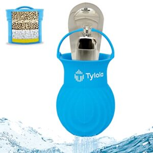 tylola showers-kdf55 bathtub ball filter for tub faucet.remove chlorine&heavy metals.silicone shell, natural skin-friendly.includes 2 filter cartridges.make enjoying the bath a habit!bath tech 3000-1