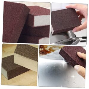 Ciieeo Cleaning Brush Sponge Sanding Block 12pcs Sponge Dry Grinding Bottle Brush Sponge Sanding Pads Pot Pan Brush