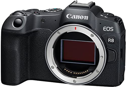 Canon EOS R8 Mirrorless Camera (Body Only) Enhanced with Professional Accessory Bundle - Includes 14 Items