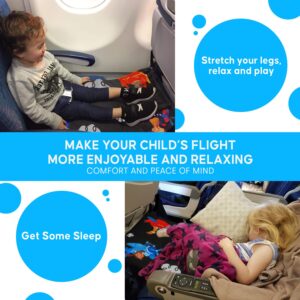 Little Lullaby Toddler Airplane Bed - Ultimate Airplane Seat Extender for Kids, Lightweight & Easy-to-Install, Airplane Travel Essentials Kids Travel Bed