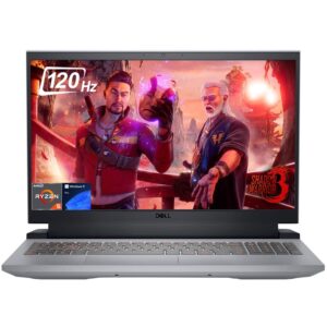 dell g15 gaming laptop, 15.6" fhd 120hz display, amd ryzen 5 6600h up to 4.5ghz(beat core i7-11600h), geforce rtx 3050, 32gb ddr5, 2tb pcie ssd, wifi 6, rgb keyboard, type-c, hdmi, win 11 pro