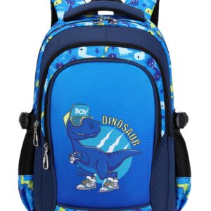 Lmwzh Backpack For Boys Kindergarten Preschool Elementary School Bags Kids Bookbag Waterproof Durable Blue（2023 Model）