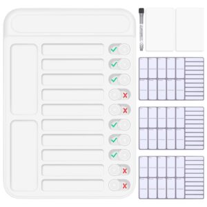 dry erase chore chart for kids to do list magnetic checklist board reusable rv daily routine schedule planning boards with blank checklist cardstock for habit tracker or daily and weekly planner