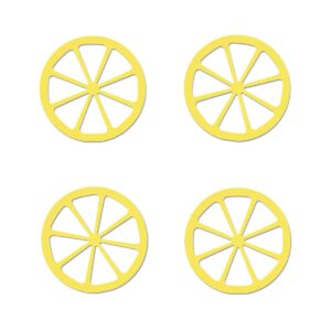 lemon cut-outs, 12-pack table topper double-sided birthday party decorations