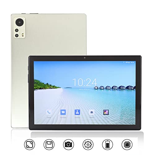 4G LTE Calling Tablets, 10.1Inch for Android 8.1 MT6755 Octa Core Gaming Tablet with 1280x800 IPS HD Display, Dual Camera, Dual Card, 2GB RAM 32GB ROM, Kids Learning (Green)
