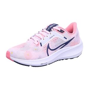 women's air zoom pegasus 40 prm - size 7 us - pearl pink/midnight navy