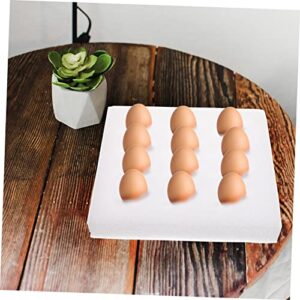 DOITOOL 3pcs Rutin Egg Protection Egg Storage Container Quail Egg Container Egg Carrier Refrigerator Egg Organizer Kitchen Egg Container Egg Tray Egg Holder Pearl Cotton Quail Eggs Carton