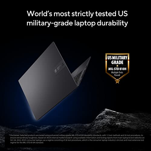 ASUS 2023 Vivobook 16X Laptop, 16” WUXGA, Intel Core i9-13900H CPU, NVIDIA Geforce RTX 4050 GPU, 16GB RAM, 1TB SSD, Windows 11 Home, Indie Black, K3605VU-AS96