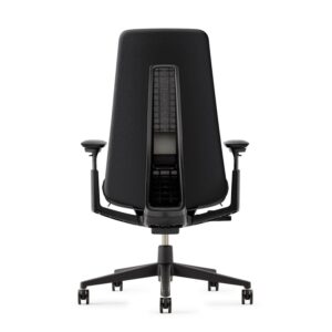 Haworth Fern Office Chair – Ergonomic and Stylish Desk Chair with Breathable Mesh Finish - with Lumbar Support (Coal)