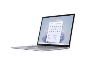 microsoft surface laptop 5 15" touchscreen notebook - 2496 x 1664 - intel core i7 12th gen i7-1265u - intel evo platform - 16 gb total ram - 256 gb ssd - platinum