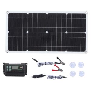 solar panel kit 250w monocrystalline solar panel kit solar panel controller combo with 10a charge controller dual usb ports for rv car boat battery charging