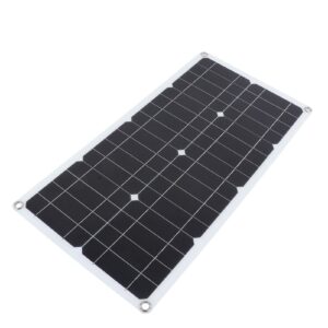 Solar Panel Kit 250W Monocrystalline Solar Panel Kit Solar Panel Controller Combo with 10A Charge Controller Dual USB Ports for RV Car Boat Battery Charging