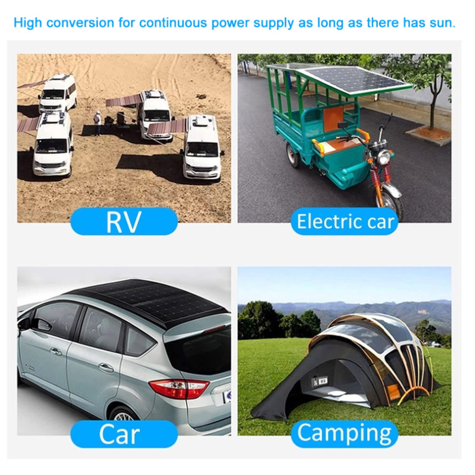 Solar Panel Kit 250W Monocrystalline Solar Panel Kit Solar Panel Controller Combo with 10A Charge Controller Dual USB Ports for RV Car Boat Battery Charging