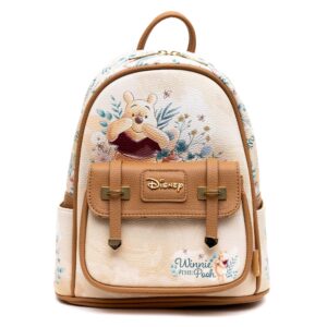 wondapop winnie the pooh 11" vegan leather fashion mini backpack