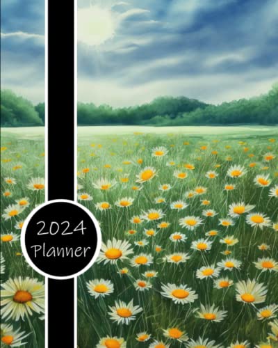 2024 Planner: Daily Weekly and Monthly Calendar | Schedule Organizer | January to December | Daisy