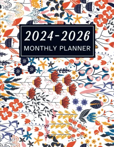 2024-2026 Monthly Planner: Three Year Schedule Organizer (January 2024 through December 2026) for Women