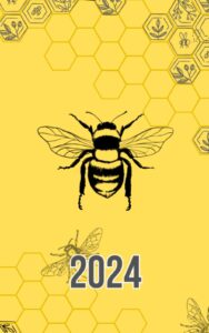 2024 bee planner – weekly 12 month diary by wikwa creative | 121 pages 5”x8”