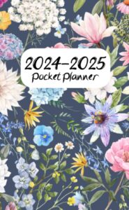 2024-2025 pocket planner: 2 year monthly pocket calendar (junuary 2024 to december 2025) with federal holidays and motivational quotes