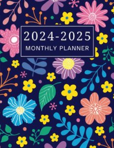 2024-2025 monthly planner: two year appointment notebook (january 2024 to december 2025) - flower cover