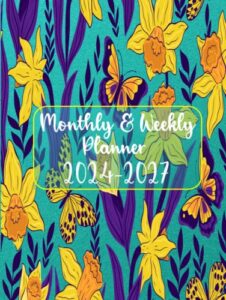 monthly & weekly planner 2024-2027: january 2024 to december 2027 planner, yearly agenda with tabs planning, great for long-term planning to achieve your goals with greater ease and success.