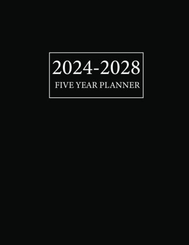 2024-2028 Five Year Planner: Monthly Calendar January 2024 - December 2028