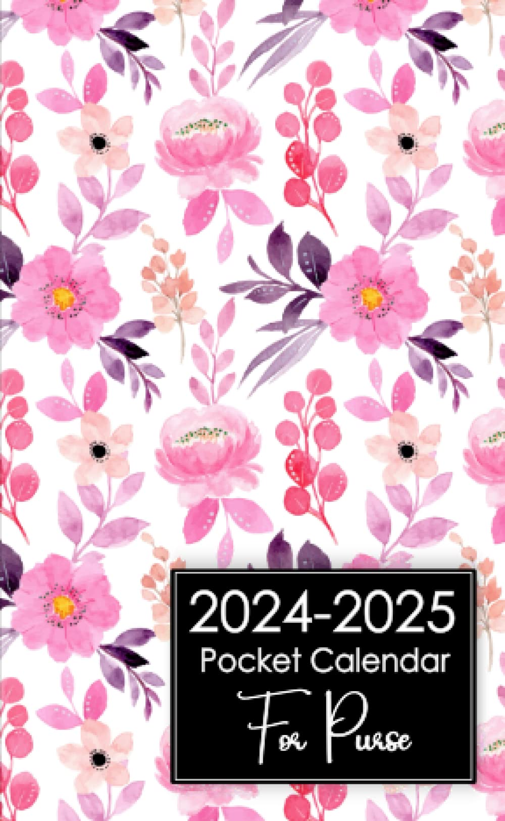 2024-2025 Pocket Calendar: 24 Months Small Size Planner For Purse from January 2024 to December 2025