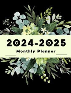 2024-2025 monthly planner: 2 years calendar from january 2024 to december 2025