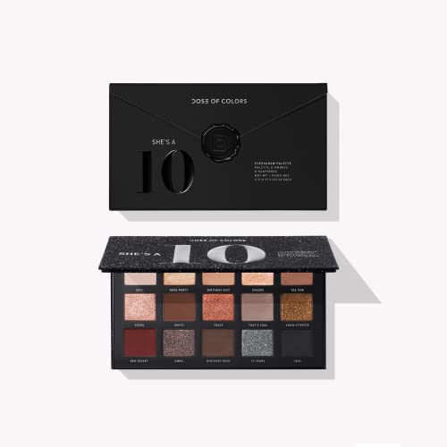 Dose of Colors 10 YRS Birthday Collection She's a 10 Eyeshadow Palette