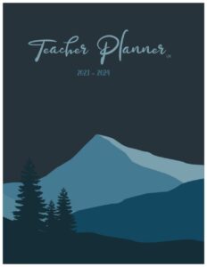 teacher planner uk 2023 2024: uk calendar - review your daily priorities at the beginning of each day