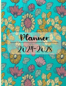 planner 2024-2028 : five year planner calendar 2024-2028, planner 2024-2028 with tabs, january 2024 to december 2028 monthly planner,great for long-term planning.