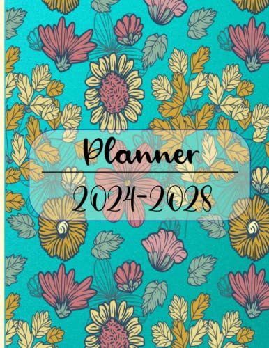 Planner 2024-2028 : Five Year Planner Calendar 2024-2028, Planner 2024-2028 With Tabs, January 2024 To December 2028 Monthly Planner,Great For Long-Term Planning.