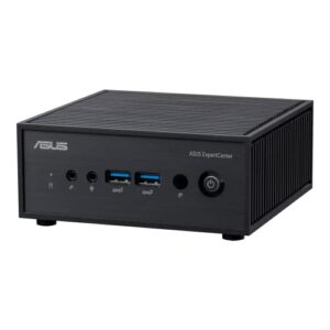 ASUS ExpertCenter PN42 Fanless Mini PC Barebone with Intel 12th gen Quad Core N100, Dual 4K Support, Dual LAN, 7 x USB, COM Port, WiFi 6E, Bluetooth, VESA Mount