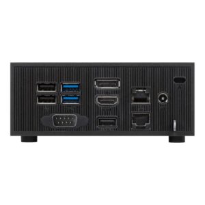 ASUS ExpertCenter PN42 Fanless Mini PC Barebone with Intel 12th gen Quad Core N100, Dual 4K Support, Dual LAN, 7 x USB, COM Port, WiFi 6E, Bluetooth, VESA Mount