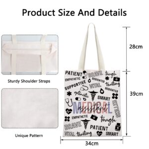 POFULL Medical Assistant Gifts for Women Certified Assistants Gift MA Medical Tote Bag (Medical Assistant Tote Bag)