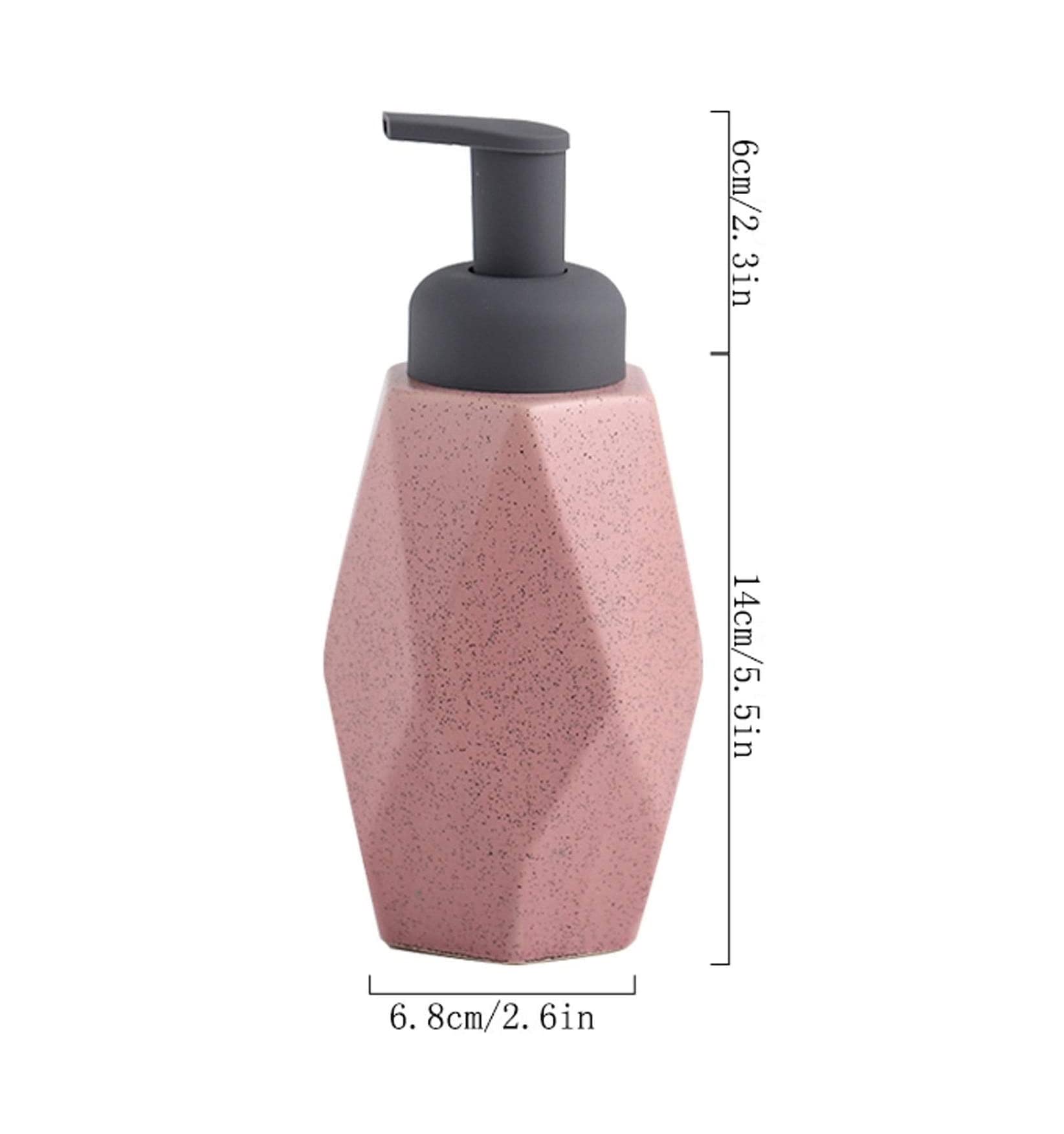 Soap Dispensers Soap Dispenser Foam Press Bottle 440ml/14.8oz Ceramic Liquid Soap Dispenser for Bathroom,Bedroom Countertop