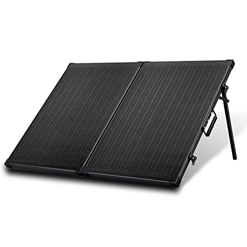 100W Portable Solar Panel for Jackery/BLUETTI/ECOFLOW Power Station,18V Solar Panels,IP65 Waterproof Solar Panel kit Foldable Solar Charger with MC4 Output