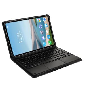 Yoidesu 10.1 Inch Tablet with Bluetooth Keyboard and Case, 8GB RAM 256GB ROM, HD Touch Screen, 16MP 8MP Dual Cam, Octa Core CPU Gaming Tablet, 5G WiFi Dual SIM Phone Call Tablet (US Plug)