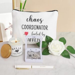 8 Pcs Chaos Coordinator Gifts for Women, Boss, Coworker, Manager, Office, Her, Teacher, Nurse, Mom - Unique Boss Lady Gifts - Thank You Gifts, Office Gifts, Boss Lady Gifts, Coworker Birthday Gifts