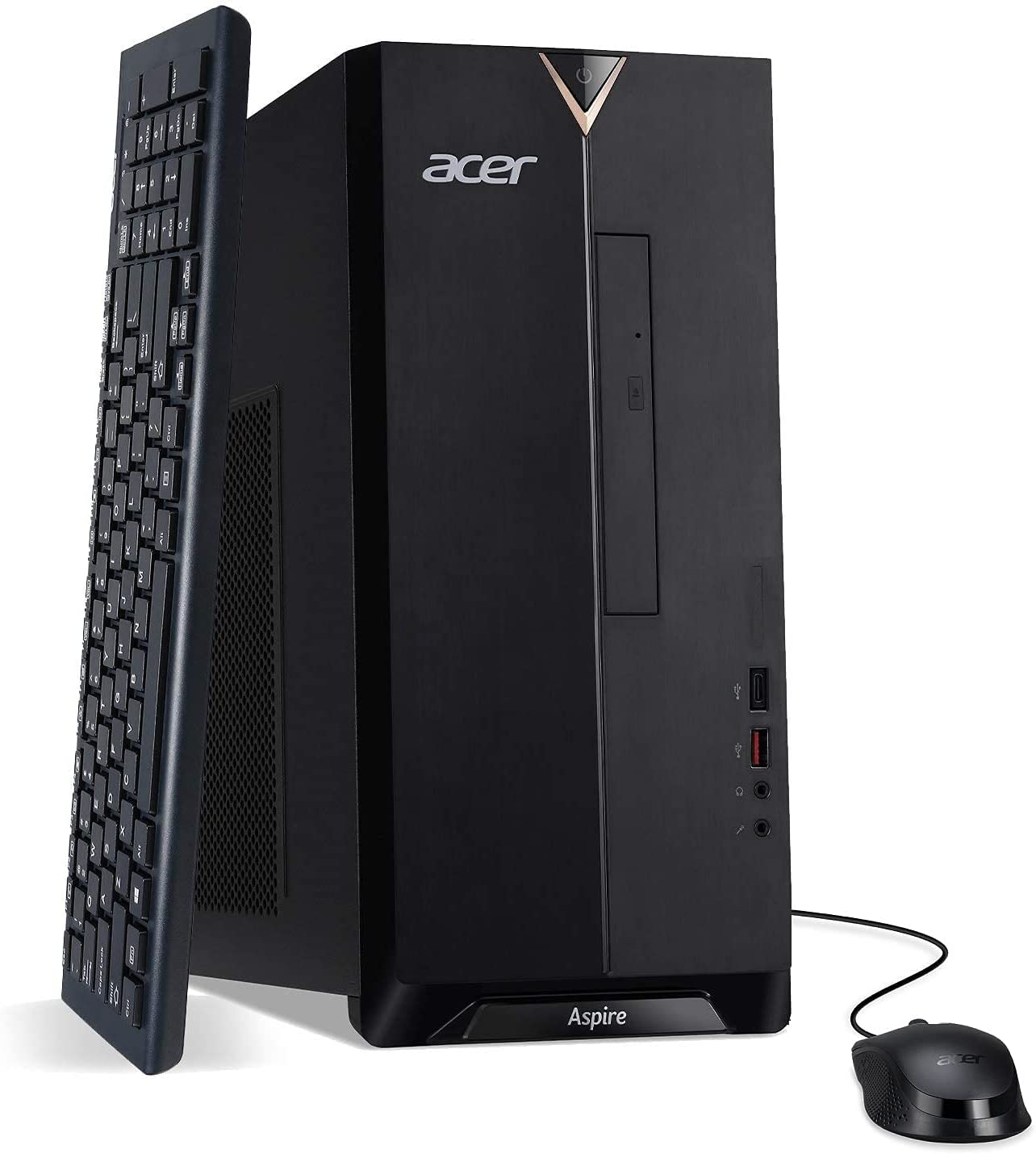 acer Aspire Mini Tower Desktop 2022 | 10th Intel i3-10100 4-Core CPU- UHD Graphics | 16GB DDR4 | 512GB NVMe SSD + 1TB HDD | DVD Writer | WiFi 6 RJ45 HDMI Windows 11 Pro | TLG 32GB USB Drive