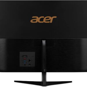 acer Aspire 27" FHD All-in-One Desktop 2022, 10-Core 12th Intel Core i5-1235U, Iris Xe Graphics, 24GB DDR4 1TB SSD, WiFi 6, Bluetooth, RJ45, HDMI, USB-C, Win 11, Wireless KB Mouse, COU 32GB USB