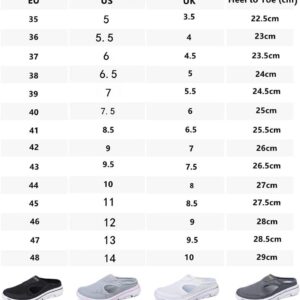 Men's Comfort Breathable Support Sports Sandals, Outdoor Casual Non Slip Orthopedic Sneakers Walking Slip on Shoes (12,Black)