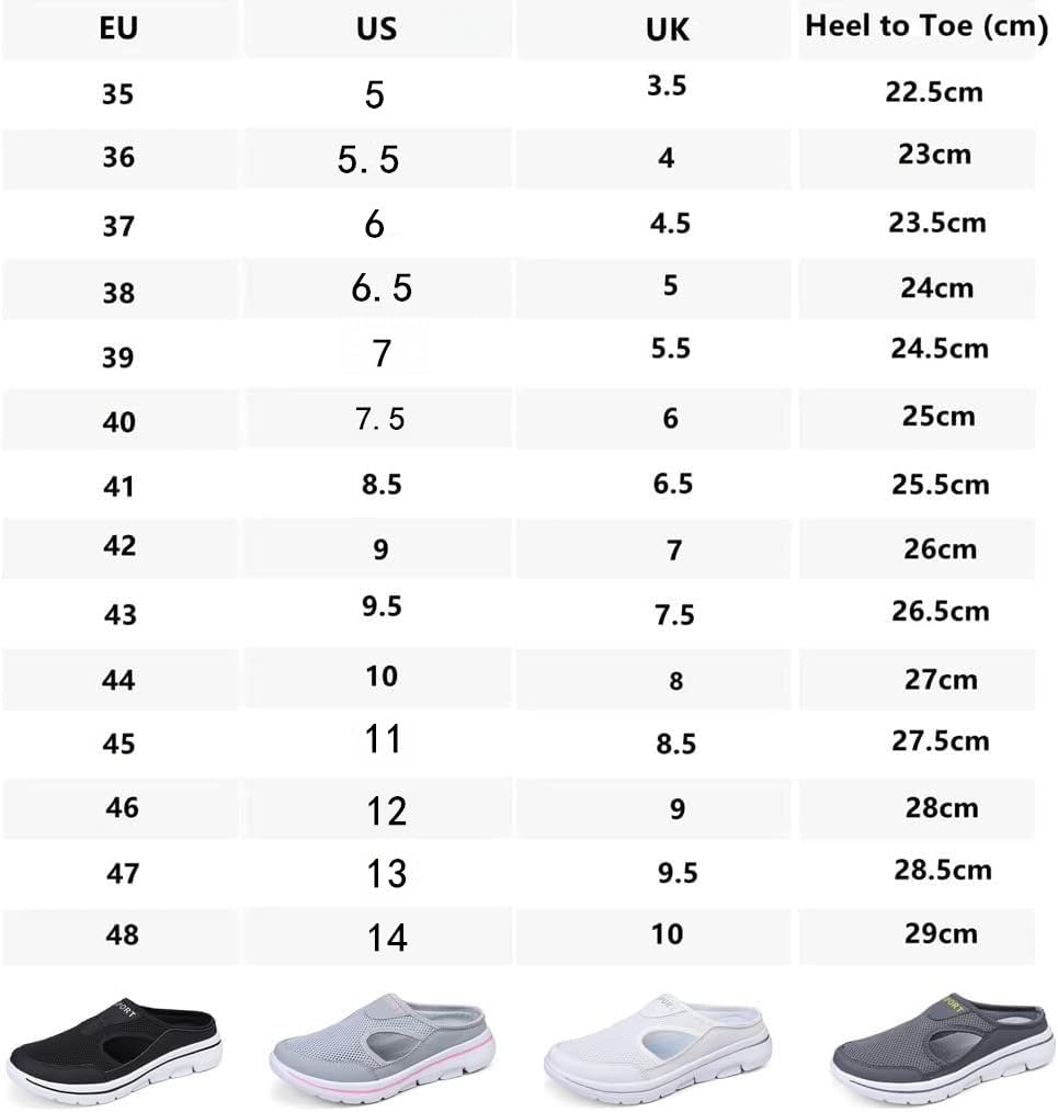 Men's Comfort Breathable Support Sports Sandals, Outdoor Casual Non Slip Orthopedic Sneakers Walking Slip on Shoes (12,Black)