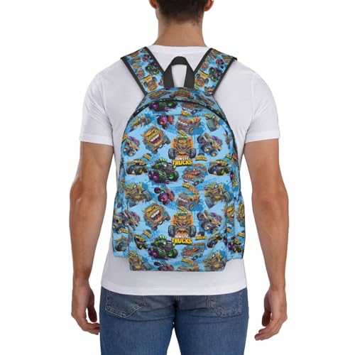 KBKBTT Monster Backpacks, Laptop Backpacks Hiking Backpacks, Outdoor Lightweight Backpack.