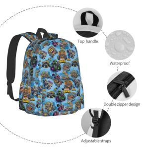 KBKBTT Monster Backpacks, Laptop Backpacks Hiking Backpacks, Outdoor Lightweight Backpack.