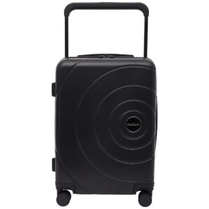 travelers club odyssey luggage set, black, 20" carry-on